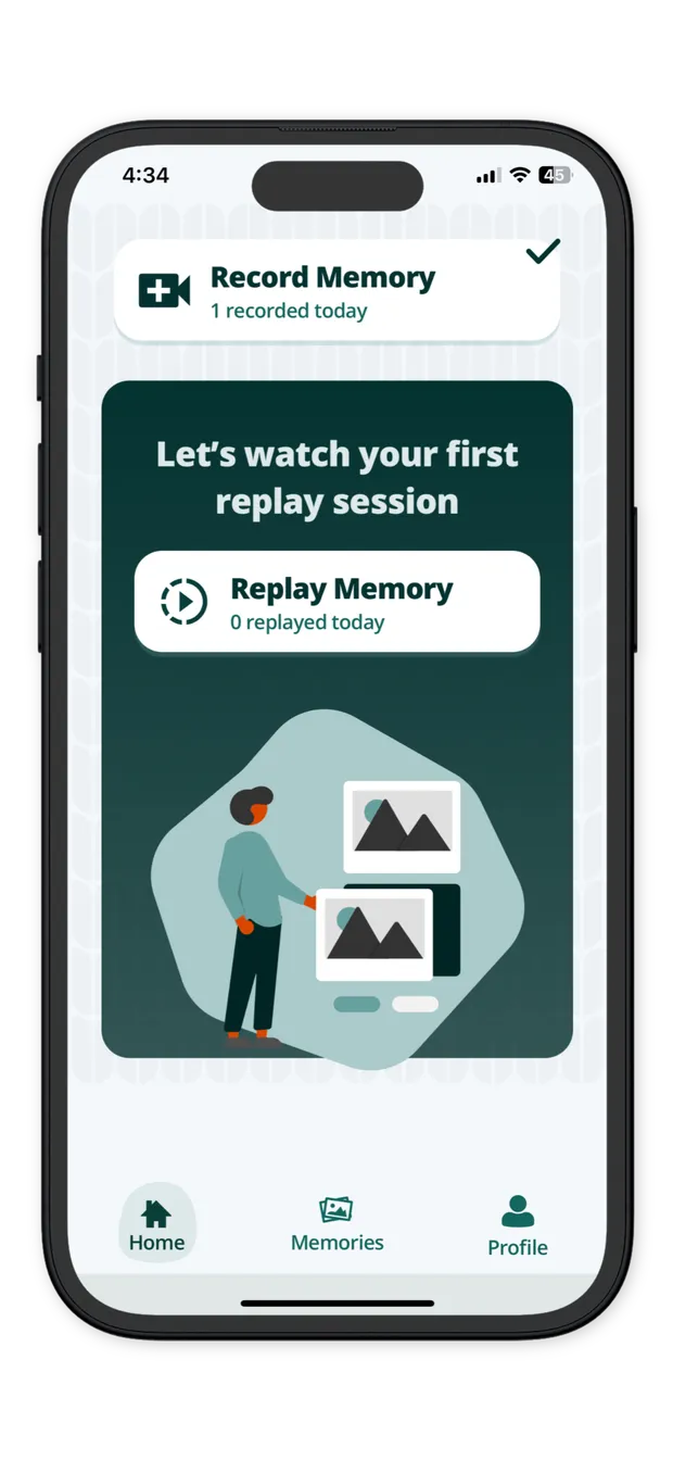 HippoCamera replay screen